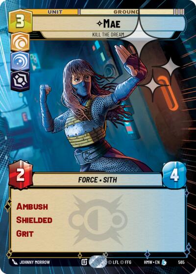 Mae - Kill the Dream - 565 - Legendary (Hyperspace Foil) - Homeworlds