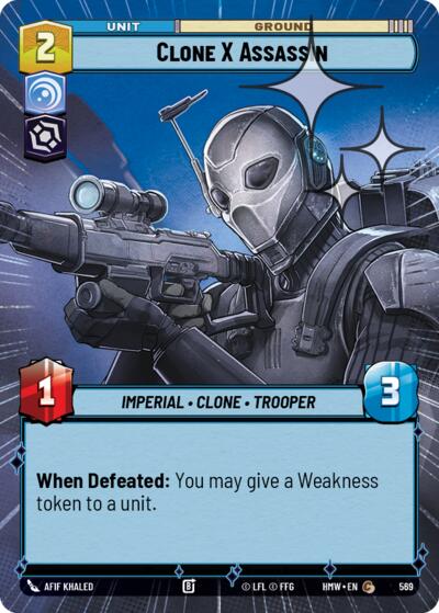 Clone X Assassin - 569 - Common (Hyperspace Foil) - Homeworlds