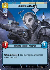 Clone X Assassin - 569 - Common (Hyperspace Foil) - Homeworlds