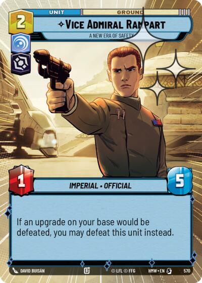 Vice Admiral Rampart - A New Era of Safety - 570 - Special (Hyperspace Foil) - Homeworlds