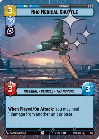 Rho Medical Shuttle - 573 - Common (Hyperspace Foil) - Homeworlds