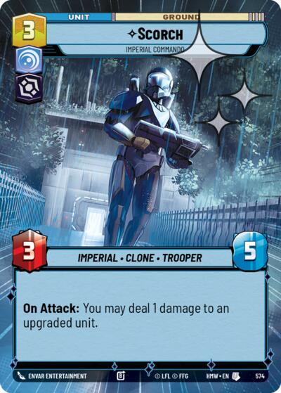 Scorch - Imperial Commando - 574 - Uncommon (Hyperspace Foil) - Homeworlds