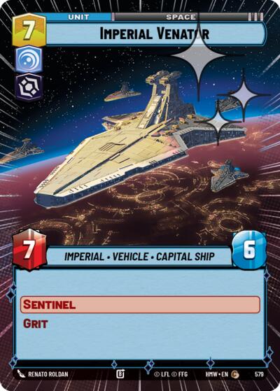 Imperial Venator - 579 - Common (Hyperspace Foil) - Homeworlds