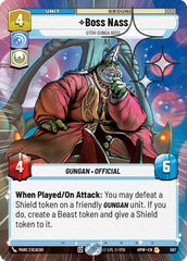 Boss Nass - Otoh Gunga Boss - 587 - Rare (Hyperspace Foil) - Homeworlds