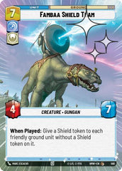 Fambaa Shield Team - 590 - Common (Hyperspace Foil) - Homeworlds