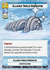 Alliance Shield Generator - 591 - Uncommon (Hyperspace Foil) - Homeworlds