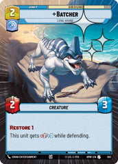 Batcher - Loyal Hound - 593 - Uncommon (Hyperspace Foil) - Homeworlds