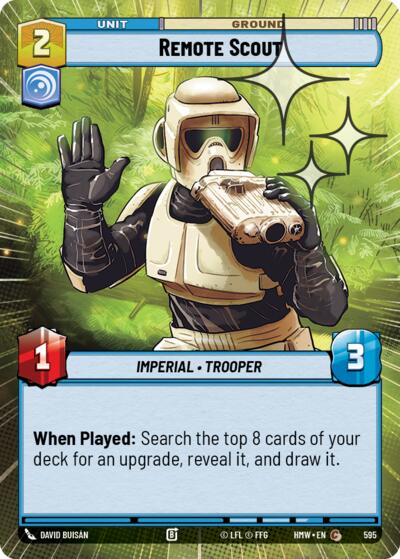 Remote Scout - 595 - Common (Hyperspace Foil) - Homeworlds