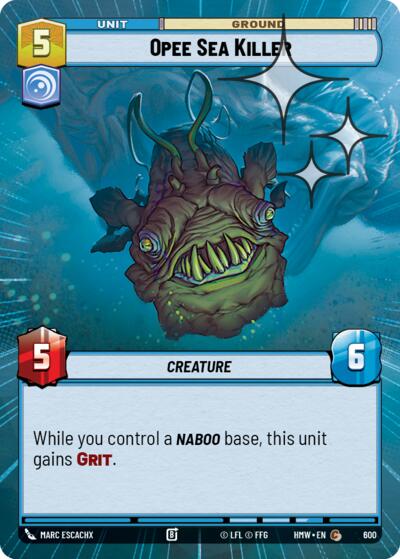 Opee Sea Killer - 600 - Common (Hyperspace Foil) - Homeworlds