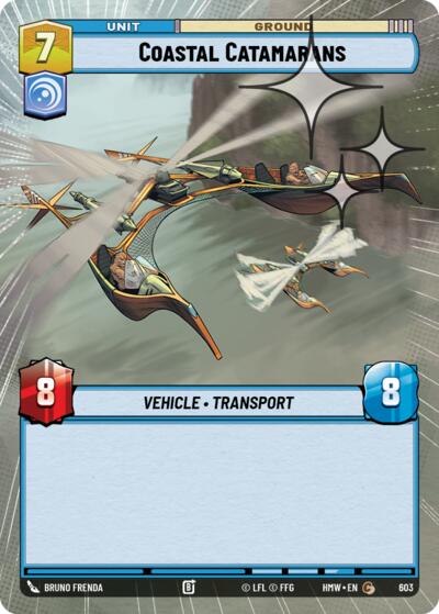 Coastal Catamarans - 603 - Common (Hyperspace Foil) - Homeworlds