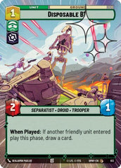 Disposable B1 - 613 - Common (Hyperspace Foil) - Homeworlds