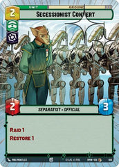 Secessionist Convert - 616 - Common (Hyperspace Foil) - Homeworlds