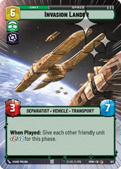 Invasion Lander - 621 - Common (Hyperspace Foil) - Homeworlds