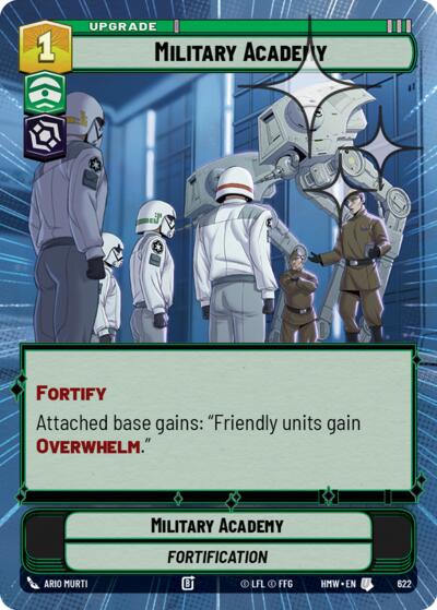 Military Academy - 622 - Uncommon (Hyperspace Foil) - Homeworlds