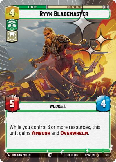 Ryyk Blademaster - 628 - Common (Hyperspace Foil) - Homeworlds