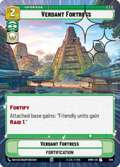 Verdant Fortress - 636 - Uncommon (Hyperspace Foil) - Homeworlds