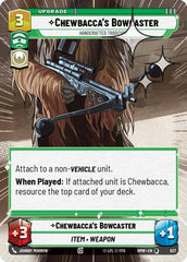 Chewbacca's Bowcaster - Handcrafted Tradition - 637 - Special (Hyperspace Foil) - Homeworlds