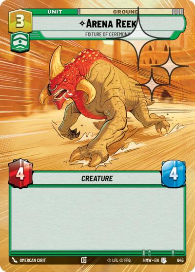 Arena Reek - Fixture of Ceremony - 645 - Uncommon (Hyperspace Foil) - Homeworlds