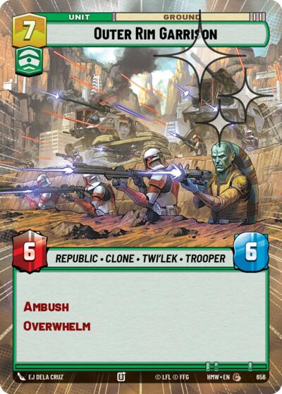 Outer Rim Garrison - 656 - Common (Hyperspace Foil) - Homeworlds