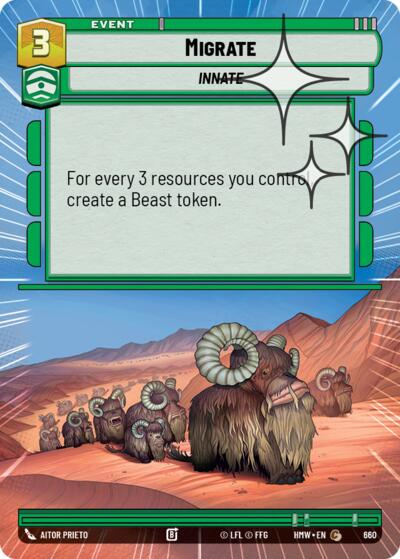Migrate - 660 - Common (Hyperspace Foil) - Homeworlds