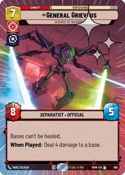 General Grievous - Scourge of Dathomir - 669 - Legendary (Hyperspace Foil) - Homeworlds