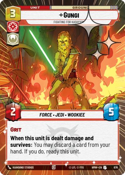 Gungi - Fighting for Kashyyyk - 676 - Uncommon (Hyperspace Foil) - Homeworlds