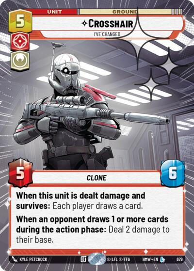 Crosshair - I've Changed - 679 - Legendary (Hyperspace Foil) - Homeworlds