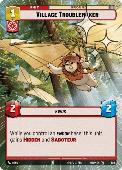 Village Troublemaker - 686 - Common (Hyperspace Foil) - Homeworlds