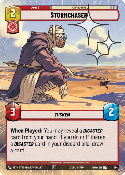 Stormchaser - 690 - Uncommon (Hyperspace Foil) - Homeworlds