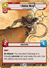 Arena Nexu - Starved for Prey - 692 - Rare (Hyperspace Foil) - Homeworlds