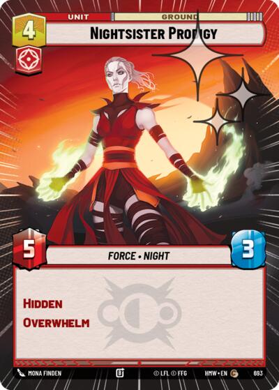 Nightsister Prodigy - 693 - Common (Hyperspace Foil) - Homeworlds