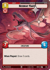 Neebray Manta - 699 - Uncommon (Hyperspace Foil) - Homeworlds