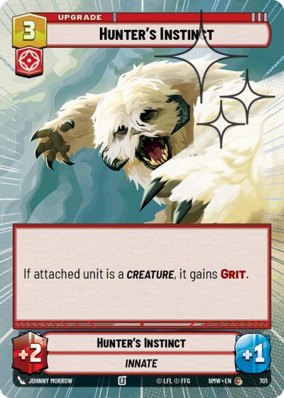 Hunter's Instinct - 701 - Common (Hyperspace Foil) - Homeworlds