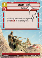 Volley Fire - 702 - Uncommon (Hyperspace Foil) - Homeworlds
