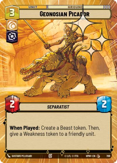 Geonosian Picador - 709 - Common (Hyperspace Foil) - Homeworlds