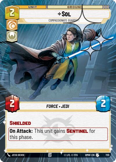 Sol - Compassionate Guardian - 720 - Uncommon (Hyperspace Foil) - Homeworlds