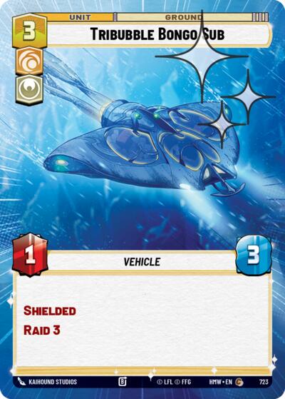 Tribubble Bongo Sub - 723 - Common (Hyperspace Foil) - Homeworlds