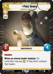 Phee Genoa - Liberator of Ancient Wonders - 724 - Rare (Hyperspace Foil) - Homeworlds
