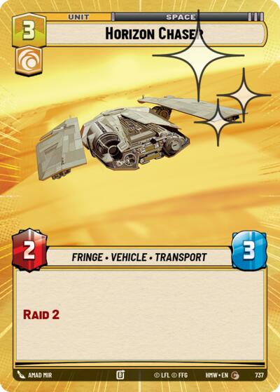 Horizon Chaser - 737 - Common (Hyperspace Foil) - Homeworlds