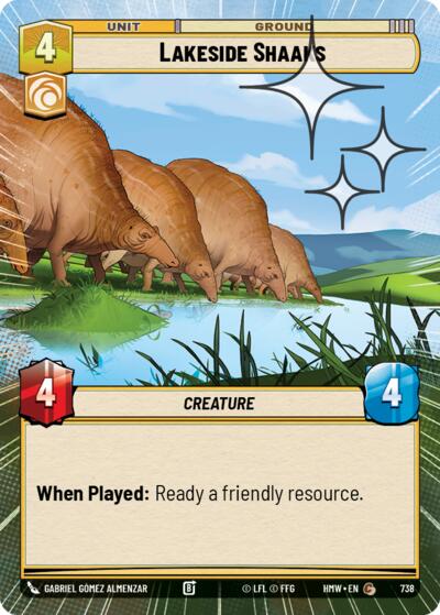Lakeside Shaaks - 738 - Common (Hyperspace Foil) - Homeworlds