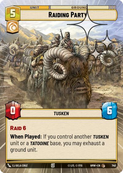 Raiding Party - 740 - Common (Hyperspace Foil) - Homeworlds