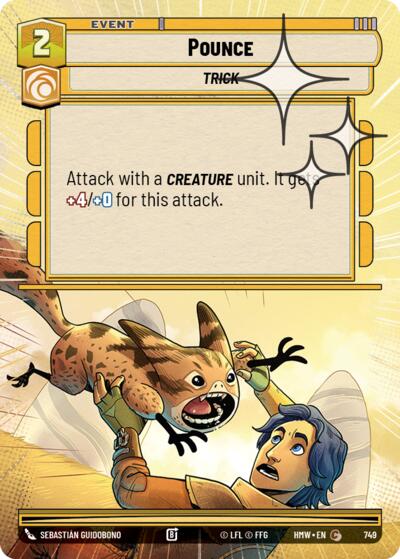 Pounce - 749 - Common (Hyperspace Foil) - Homeworlds