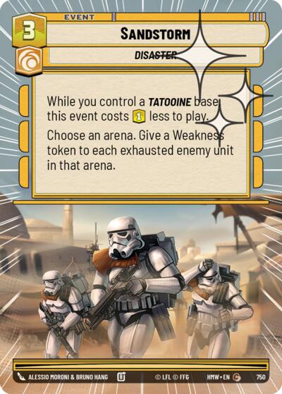 Sandstorm - 750 - Common (Hyperspace Foil) - Homeworlds
