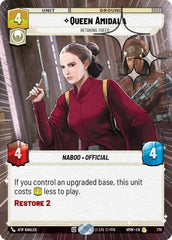 Queen Amidala - Retaking Theed - 770 - Rare (Hyperspace Foil) - Homeworlds