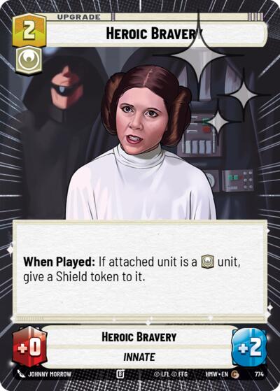 Heroic Bravery - 774 - Common (Hyperspace Foil) - Homeworlds