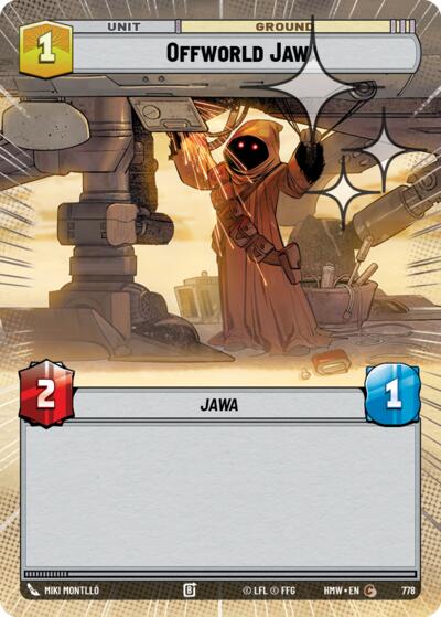 Offworld Jawa - 778 - Common (Hyperspace Foil) - Homeworlds