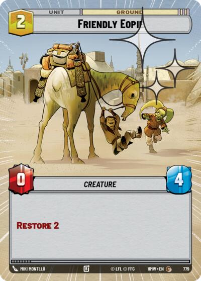 Friendly Eopie - 779 - Common (Hyperspace Foil) - Homeworlds