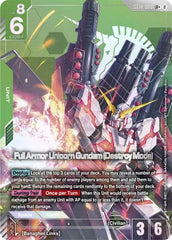Full Armor Unicorn Gundam (Destroy Mode) (LR+) - ST14-006 - Full Art Legendary Rare - Starter Deck 14: Heavy Dominion