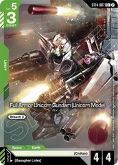 Full Armor Unicorn Gundam (Unicorn Mode) (C+) - ST14-007 - Full Art Common - Starter Deck 14: Heavy Dominion