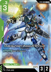Duel Gundam (Assault Shroud) (C+) - ST14-009 - Full Art Common - Starter Deck 14: Heavy Dominion